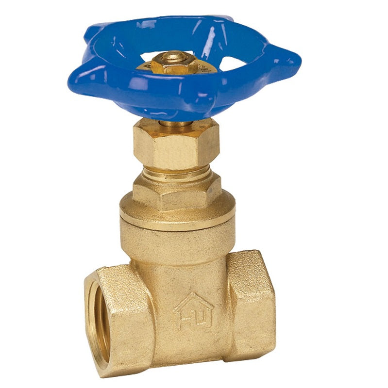 Gate Valve 1" Brass Threaded Non-Rising Stem No-Lead Max Pressure 200 PSI WOG non-Shock