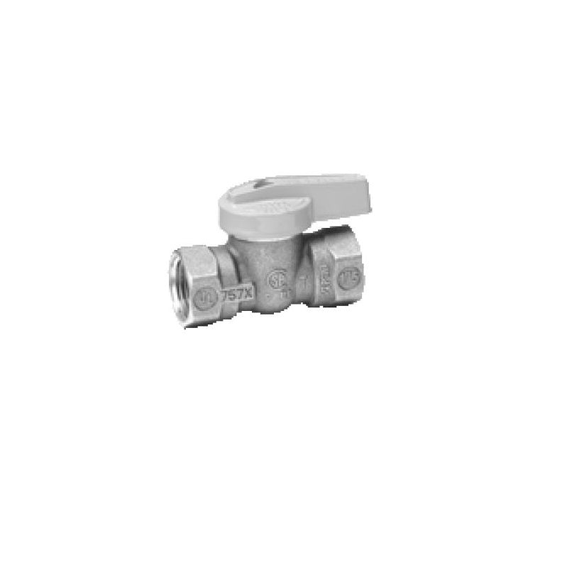 Gas Ball Valve 3/4" Brass Threaded Max Pressure 100 PSI