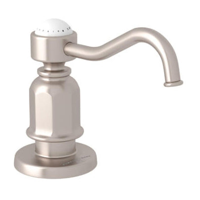 Perrin & Rowe Traditional Soap Dispenser in Satin Nickel