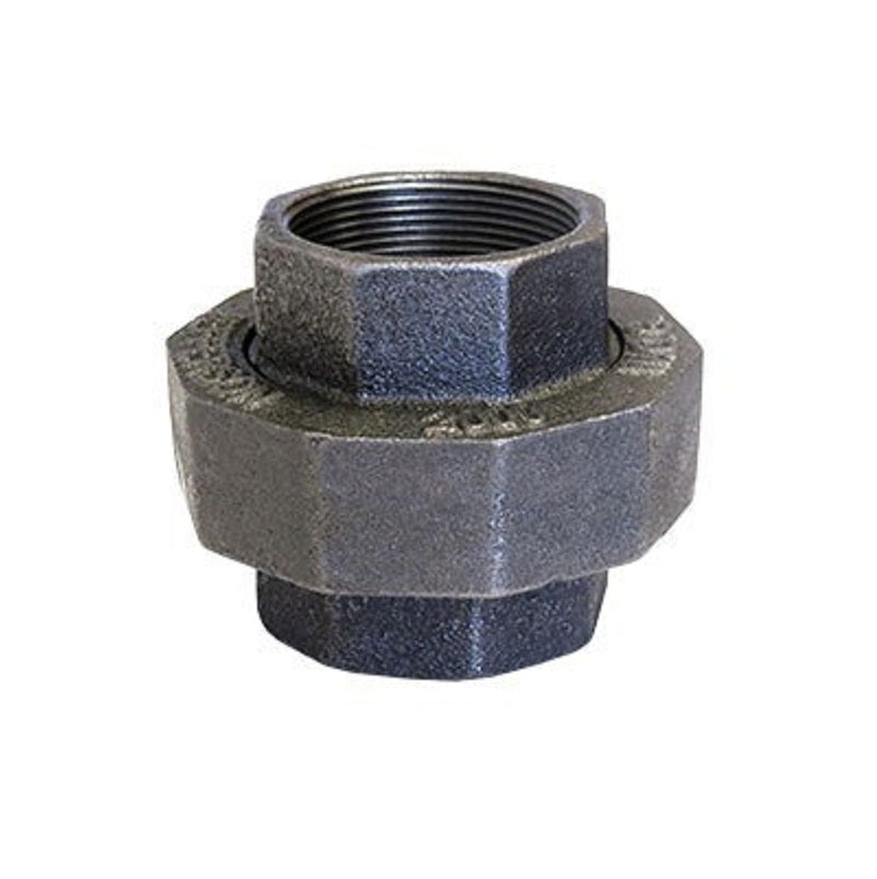 UNION 3/8 BLACK MALLEABLE IRON 300# ALL IRON FIGURE 99 / J-3300 THREADED