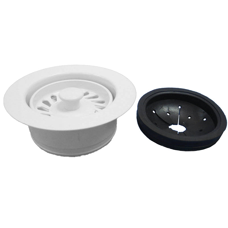 Evolution Disposal Flange w/Basket White