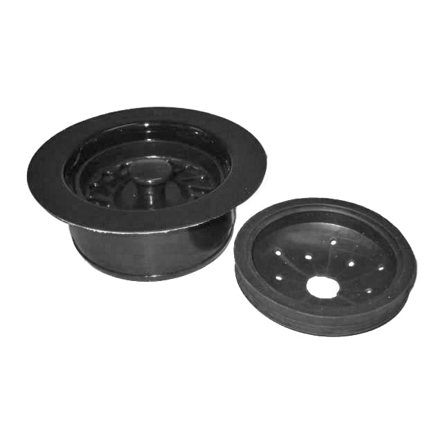 Evolution Disposal Flange w/Basket Black