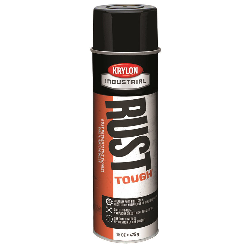 PAINT 20 OZ GLOSS BLK - R00799 RUST TOUGH SPRAY 15 OZ NET WGT