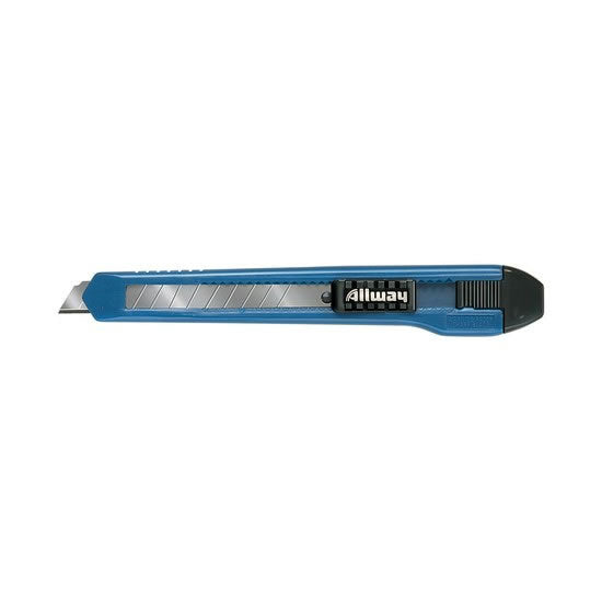 Knife 9mm Snap-Off Blade Utility 13 Points with 1 Blade Multi-Colors
