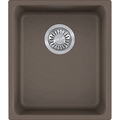 Kubus 15x17-5/16x7-7/8" Granite Single Bowl Sink in Storm