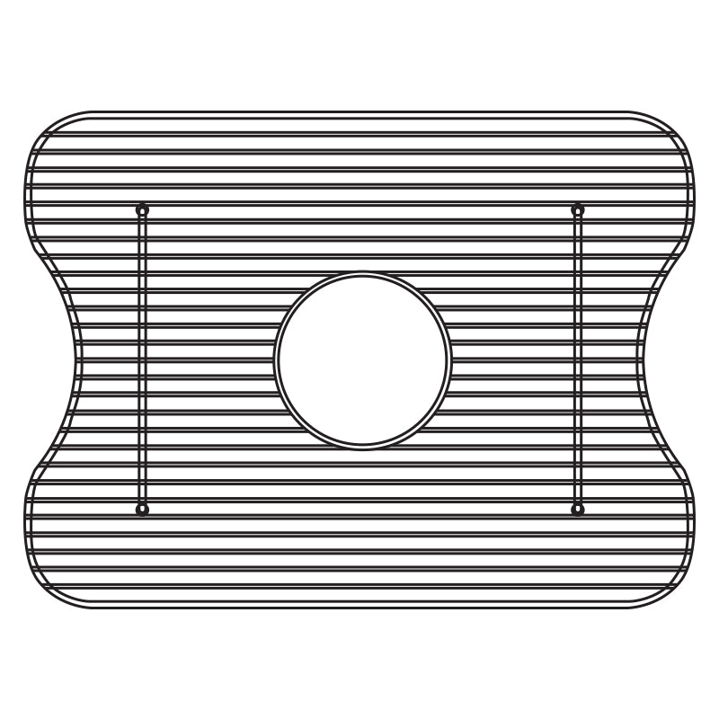 Elkay 26-1/2"x14-3/4" Chrome Vinyl Coated Bottom Sink Grid