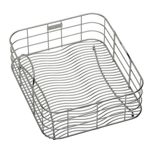 Rinsing Basket w/Removable Dish Rack 12-1/2x15" in Stainless