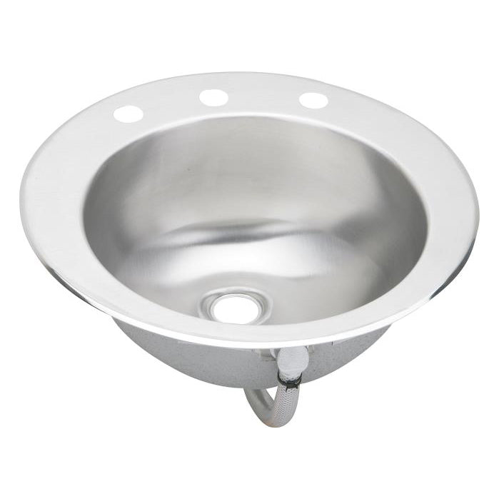 Asana 19x19x7" Stainless Steel Single Bowl Lavatory Sink