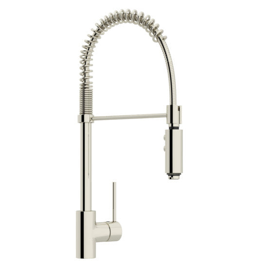 Modern Single Handle Pro Pull-Down Spray Kitchen Faucet Polished Nickel
