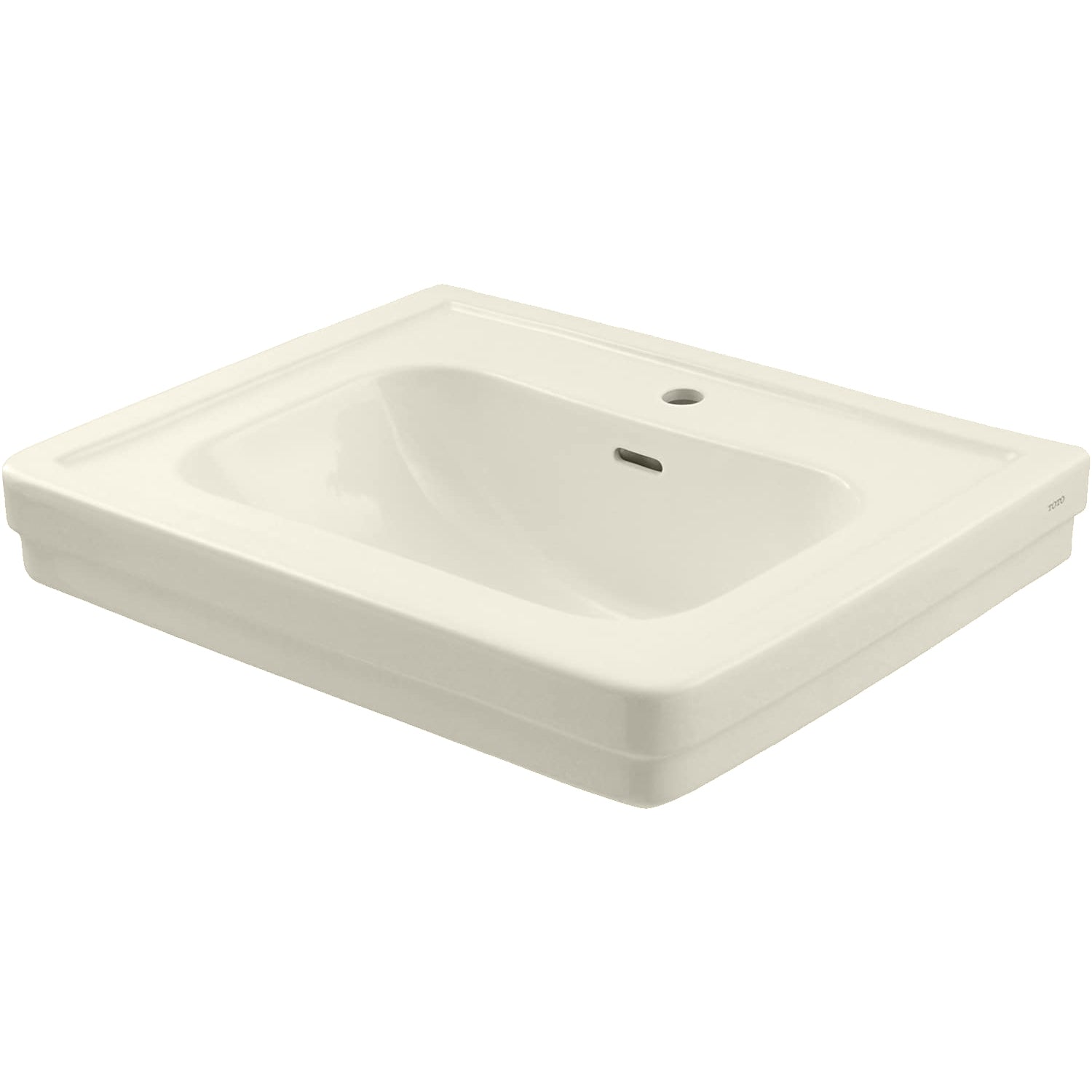Promenade 27x22" Pedestal Lav Sink w/8" Fct Holes in Sedona Beige