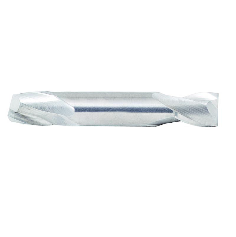End Mill 1/2" 2-Flute Double End Stub Length Carbide Bright