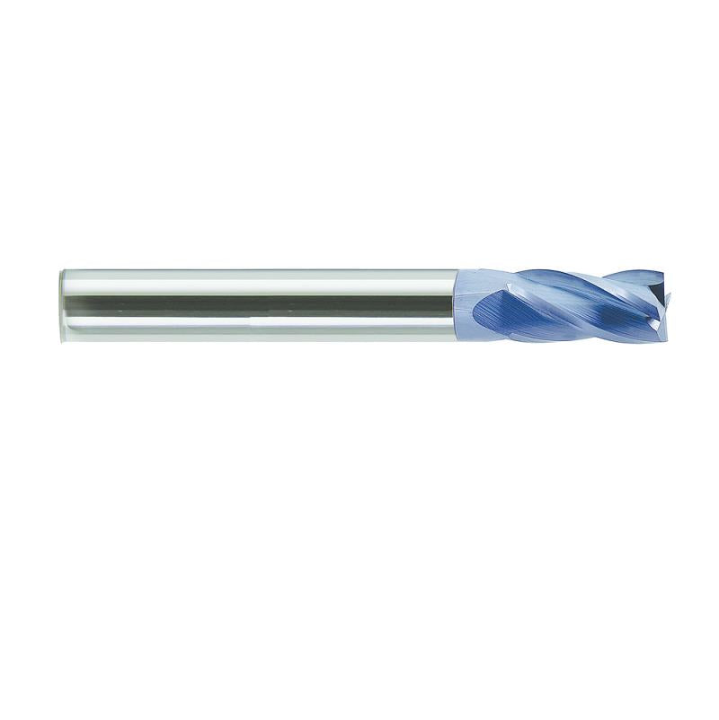 End Mill 7/16" 4-Flute Single End Extra Long Length Carbide AlTiN