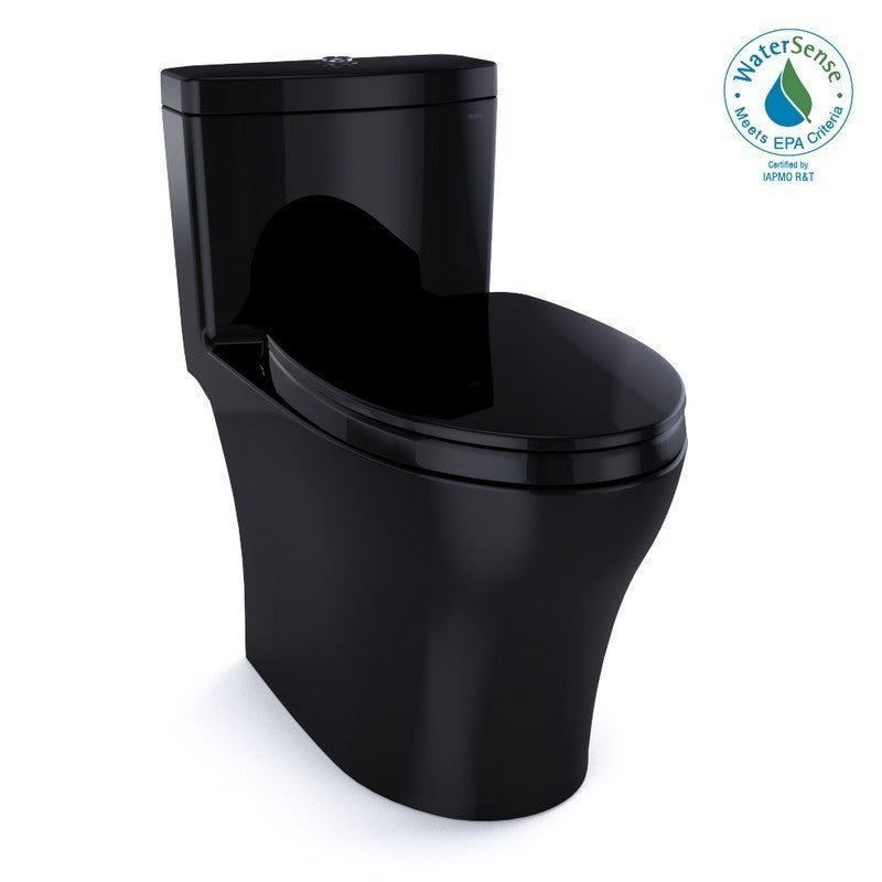 TOILET MS646124CUMF#51 EBONY AQUIA IV 1PC ELON