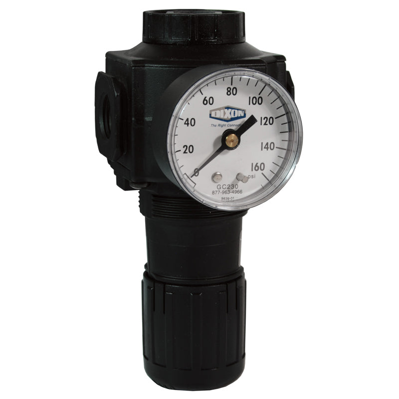 REGULATOR 3/8 R74G-3RG 1/2 BASIC - W/GAUGE - 208 SCFM