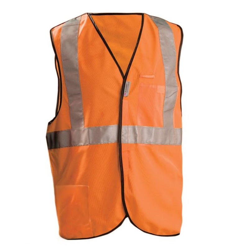 VEST LUX-SSBRP-O2X ORNG SOLID 5PT BREAK AWAY