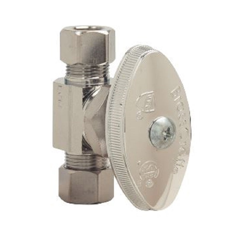 STOP STRAIGHT 1/2X3/8 OIL RUBBED BRONZE CMPXCMP OCR14X BZ - MULTI-TURN Maximum Pressure 125 PSI