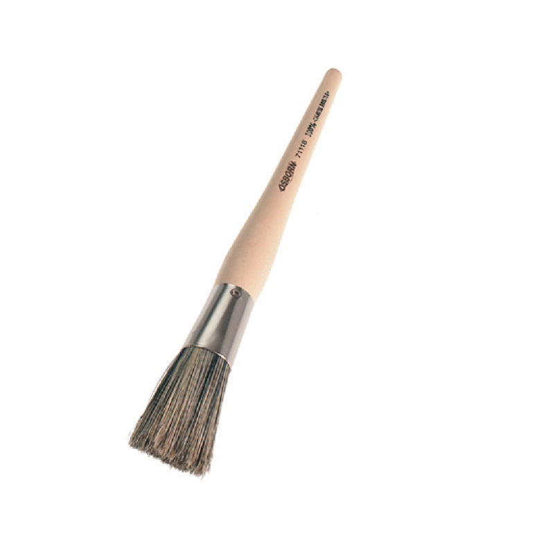 Sash Brush Size 4 Oval Grey China Bristle Plastic Handle