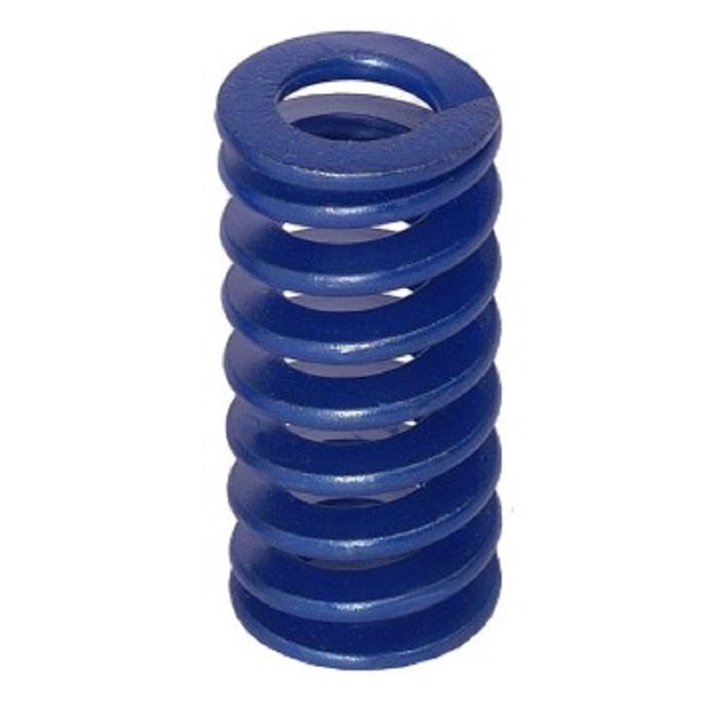 Die Spring 1" OD X 4" Free Length Blue Trapezoidal Wire Medium Duty