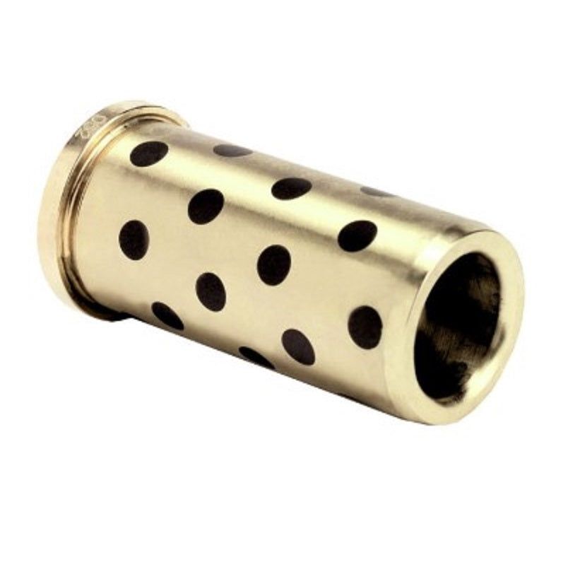 Shoulder Bushing 2.18"X2-7/8" Solid Bronze Self-Lubricating with Graphite Plugs