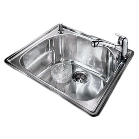 Prestige 25x22x7-7/8" Stainless Steel Single Bowl Sink