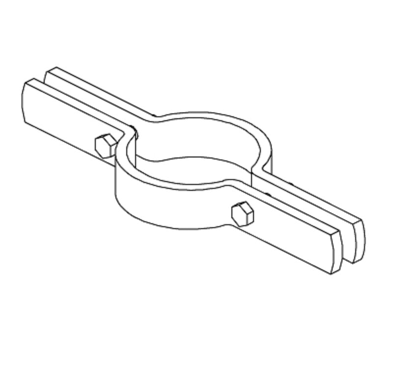 CLAMP 1/2 BLACK STEEL RISER 550 550 0050PL -F/PIPE