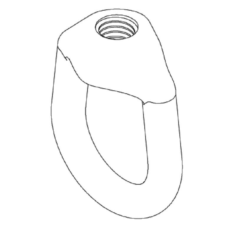 EYE NUT 5/8 CS WELDLESS FIGURE 35 035 0062PL - RIGHT HAND THREADS