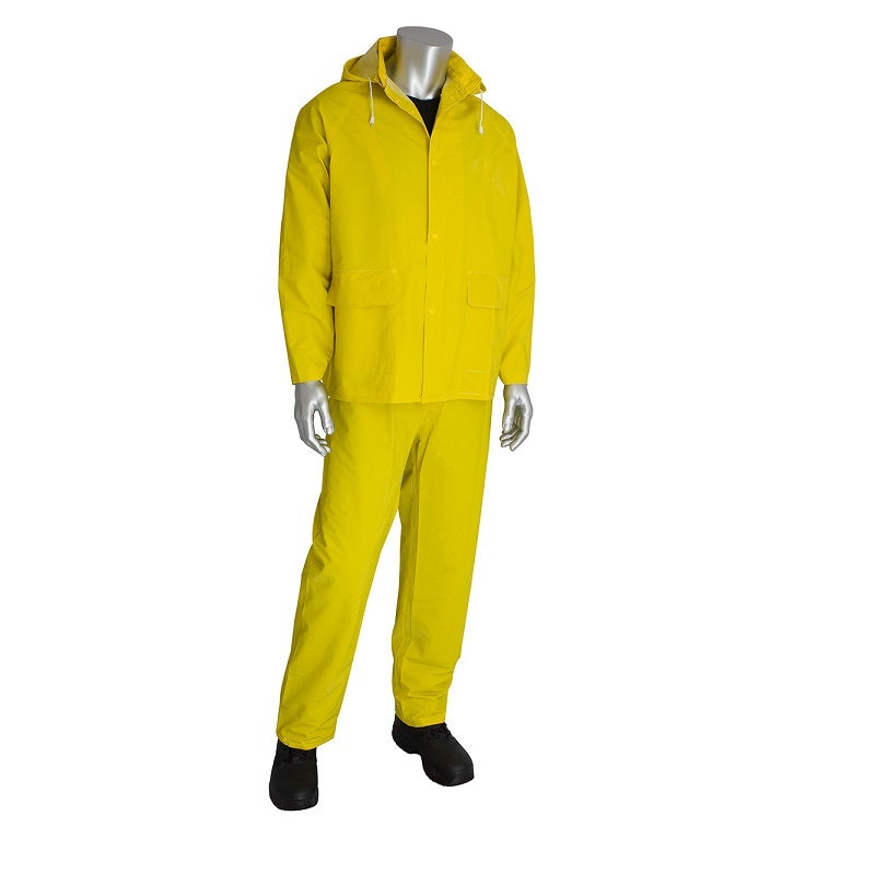 Falcon Premium 3-pc Rainsuit in Yellow Size Medium