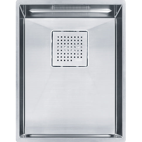 Peak 14-9/16x17-3/4x9-5/8" Stainless Steel Single Bowl Sink