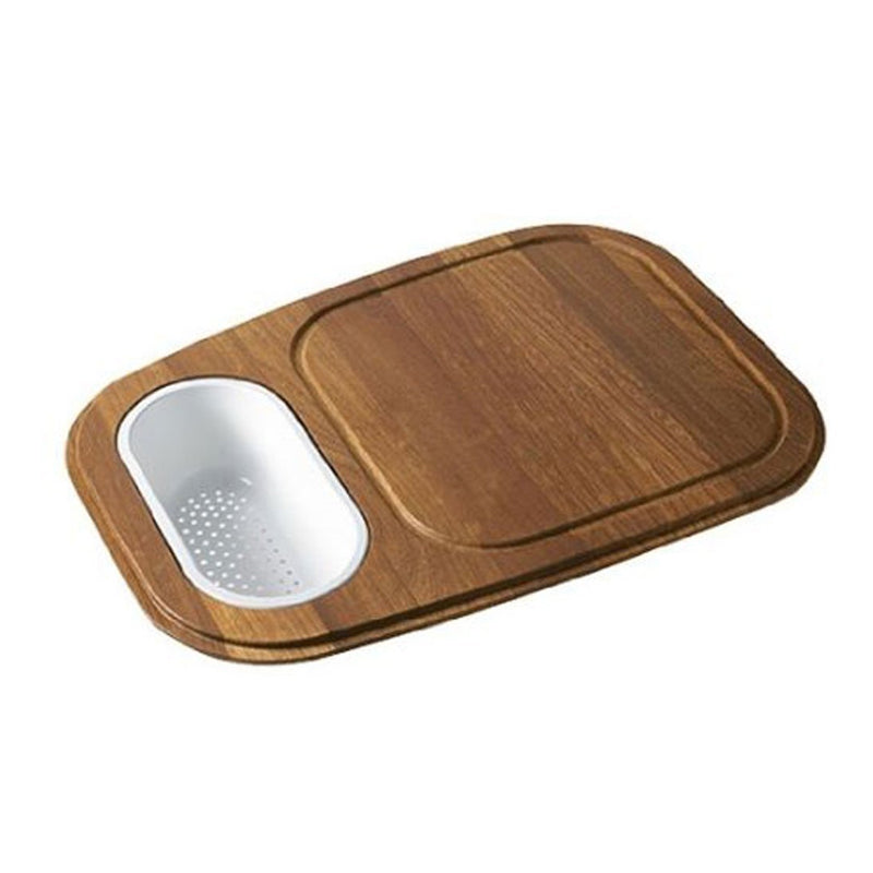 Prestige Iroko 14-7/16x22-1/16" Solid Wood Cutting Board