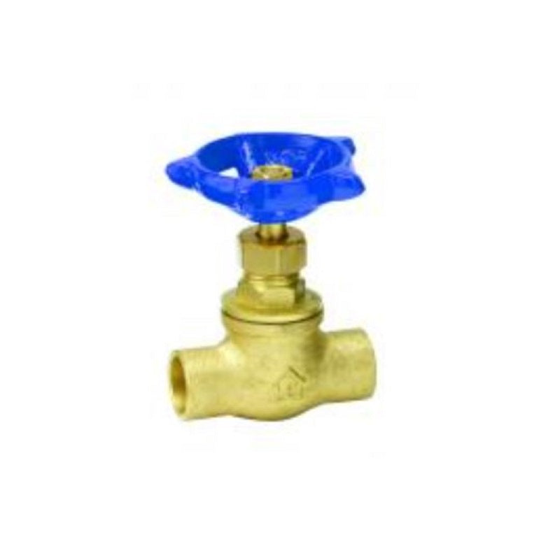 Stop Valve 1/2" Brass 125# CXC No-Lead Maximum Pressure 125 PSI non-shock WOG