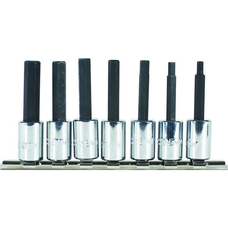 HEX BIT SET 3/8DR 7PC J4990-SMA