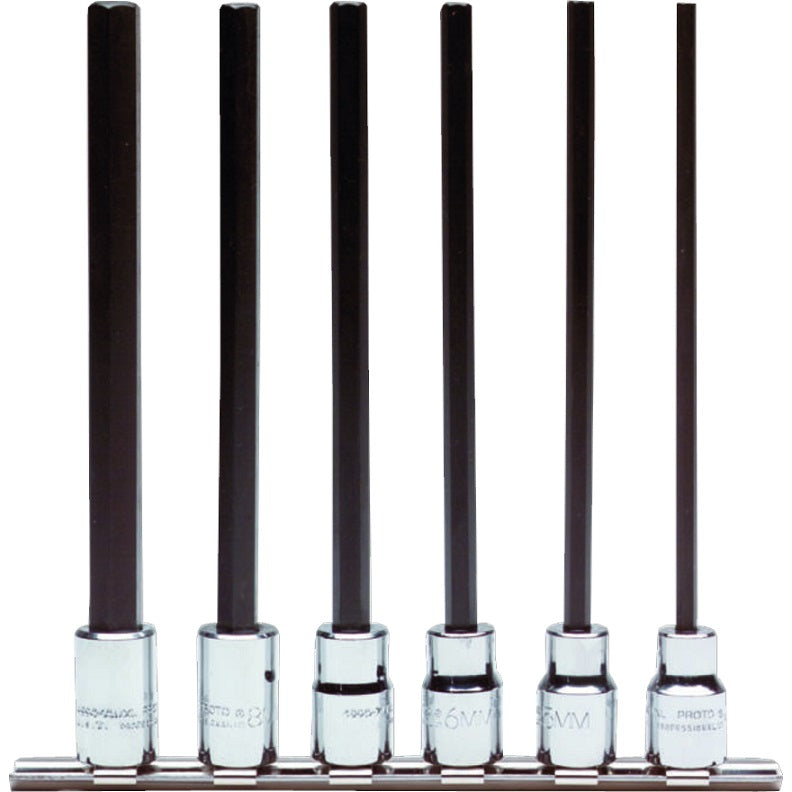 HEX BIT SET 3/8DR 7PC J4990-SMXL EXTRA LONG