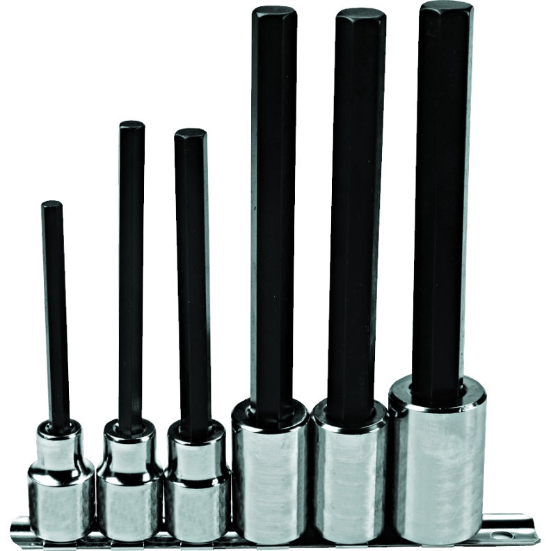 HEX BIT SET 1/2 DR 6PC J5441-6XL EXTRA LONG