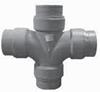 P Trap 4" Polypropylene Schedule 40 No-Hub Mechanical Joint Non-Adjustable Blueline