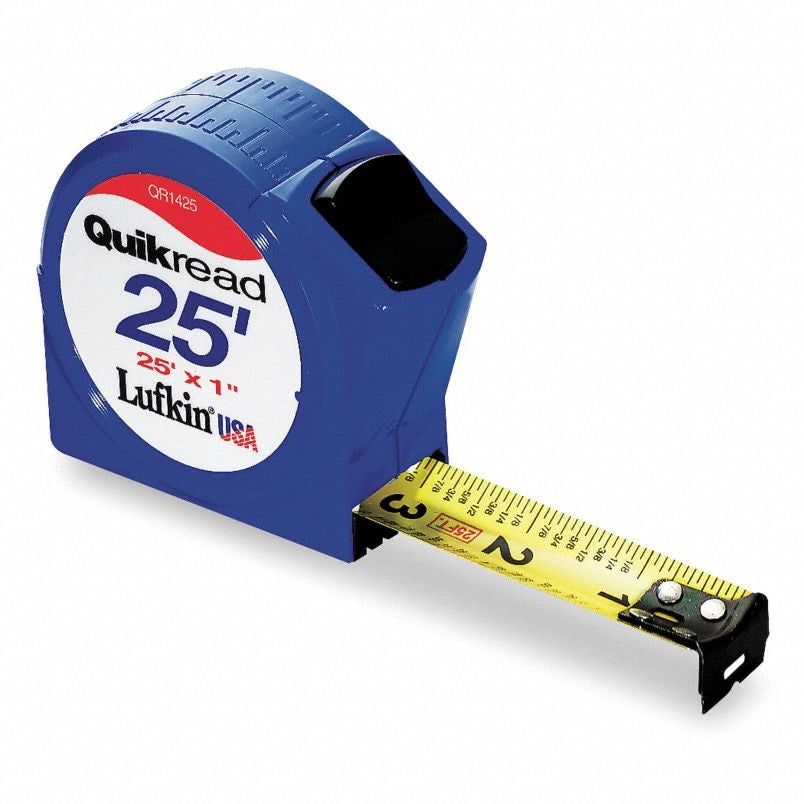 TAPE 1X25' QUIKREAD YELLOW QR1425