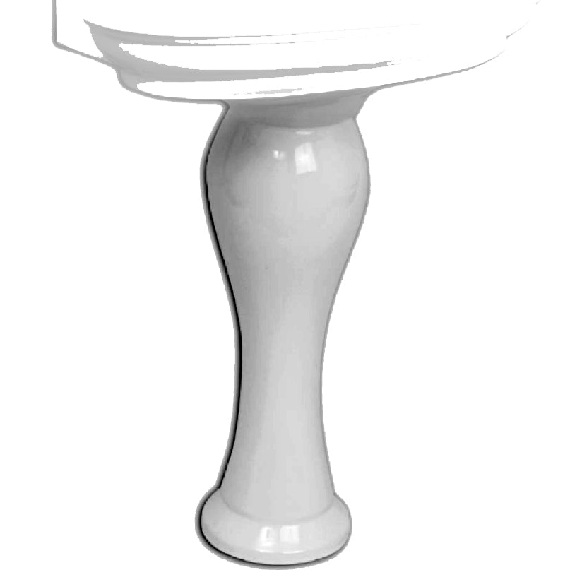 Cote d'Azur Pedastal Base Only White