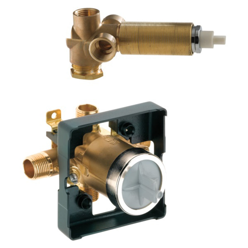 MultiChoice Universal Valve Body Only Rough-In w/In-Wall Diverter Valve & Stops