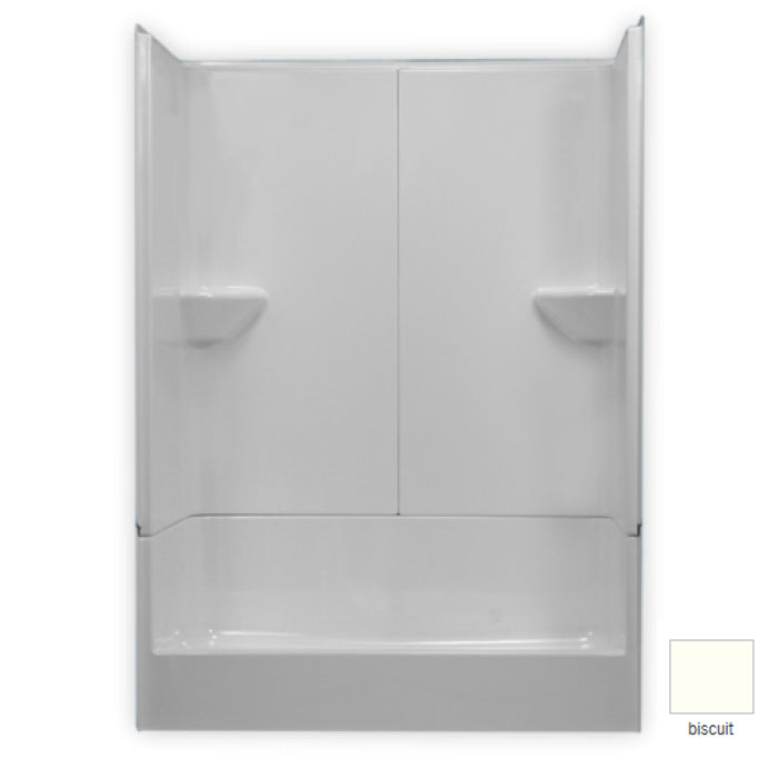 AcrylX Shower 54x28x75-1/2" Biscuit