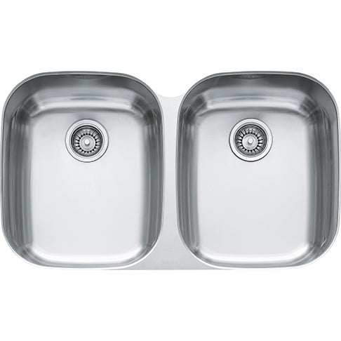 Regatta 34-1/16x20-7/16x9-1/16" SS Equal Double Bowl Sink