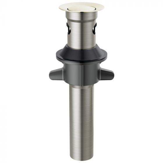 Metal Push Pop-Up Lav Drain w/Overflow in Polished Nickel