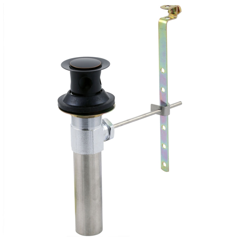 Lavatory Metal Drain Assembly Less Lift Rod in Champagne Bronze