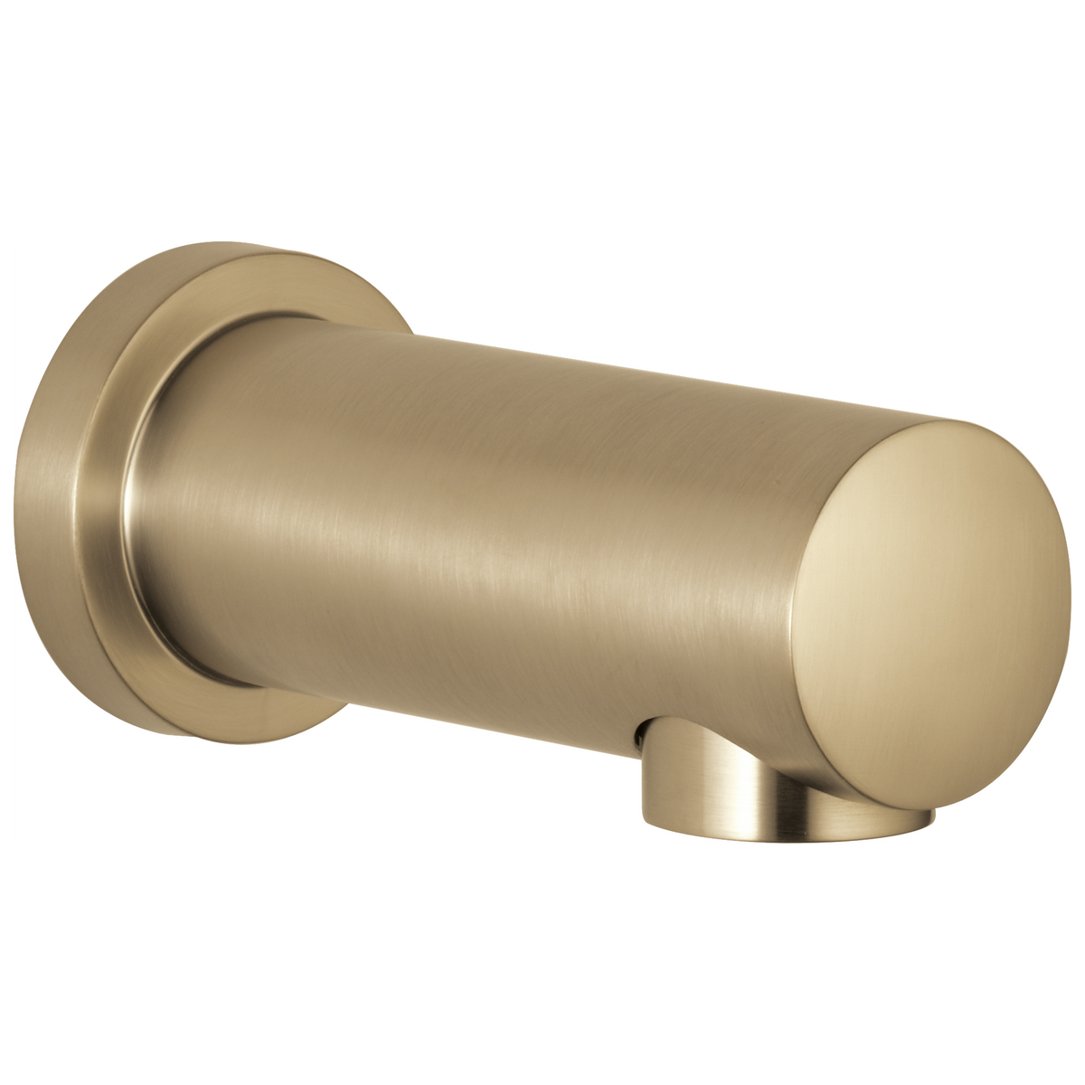 Odin Non-Diverter Wall Mounted Tub Spout in Luxe Gold