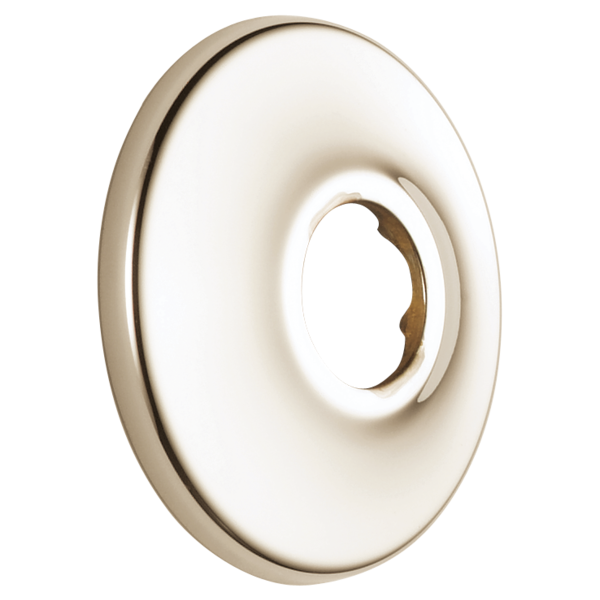 Wall/Ceiling Mount Shower Arm Flange In Polished Nickel