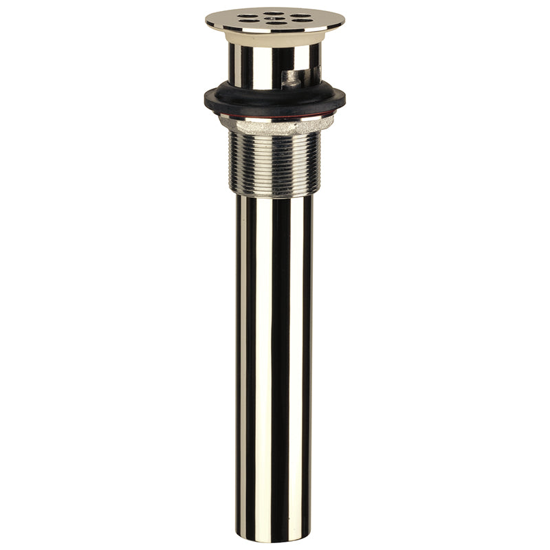 Vessel Lavatory Grid Strainer w/Overflow in Polished Nickel