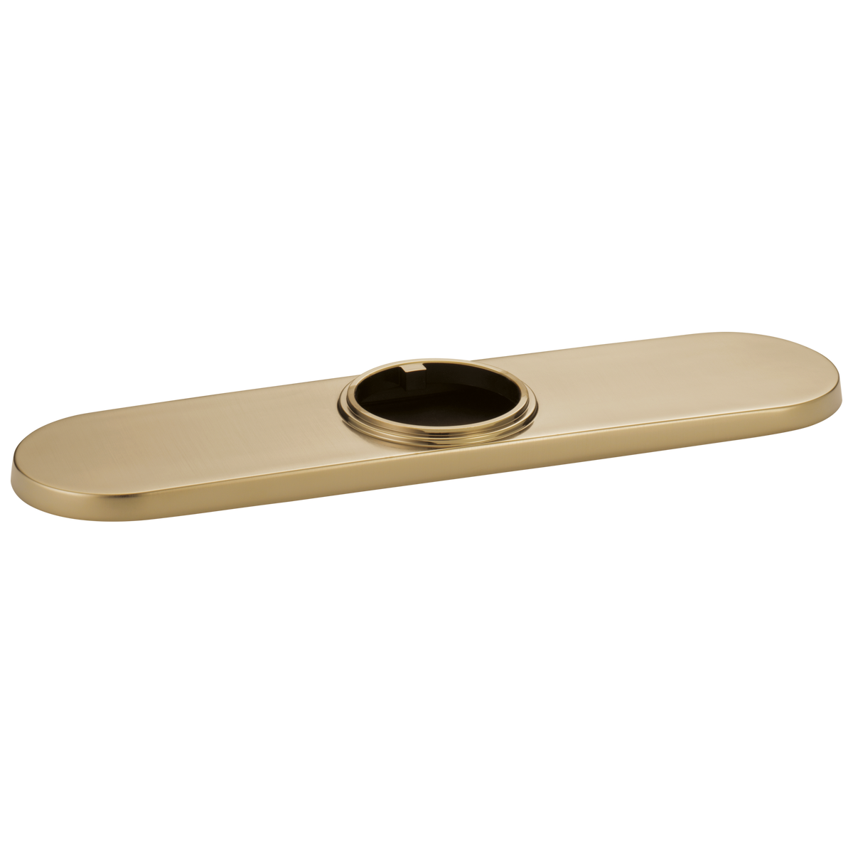 Brizo Optional 10" Three Hole Escutcheon in Luxe Gold