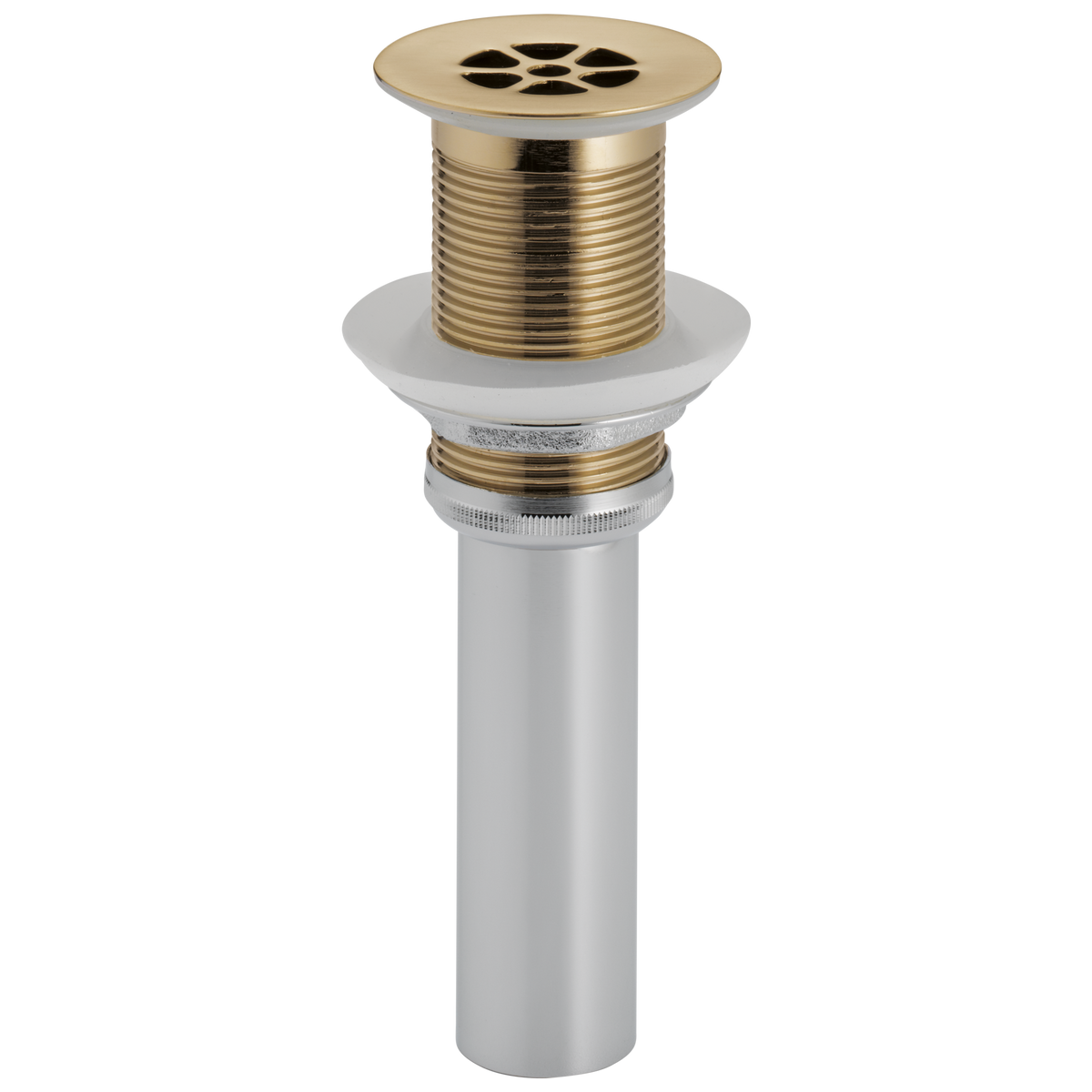 Brizo 2-3/8" Grid Strainer Drain, No Overflow in Luxe Gold