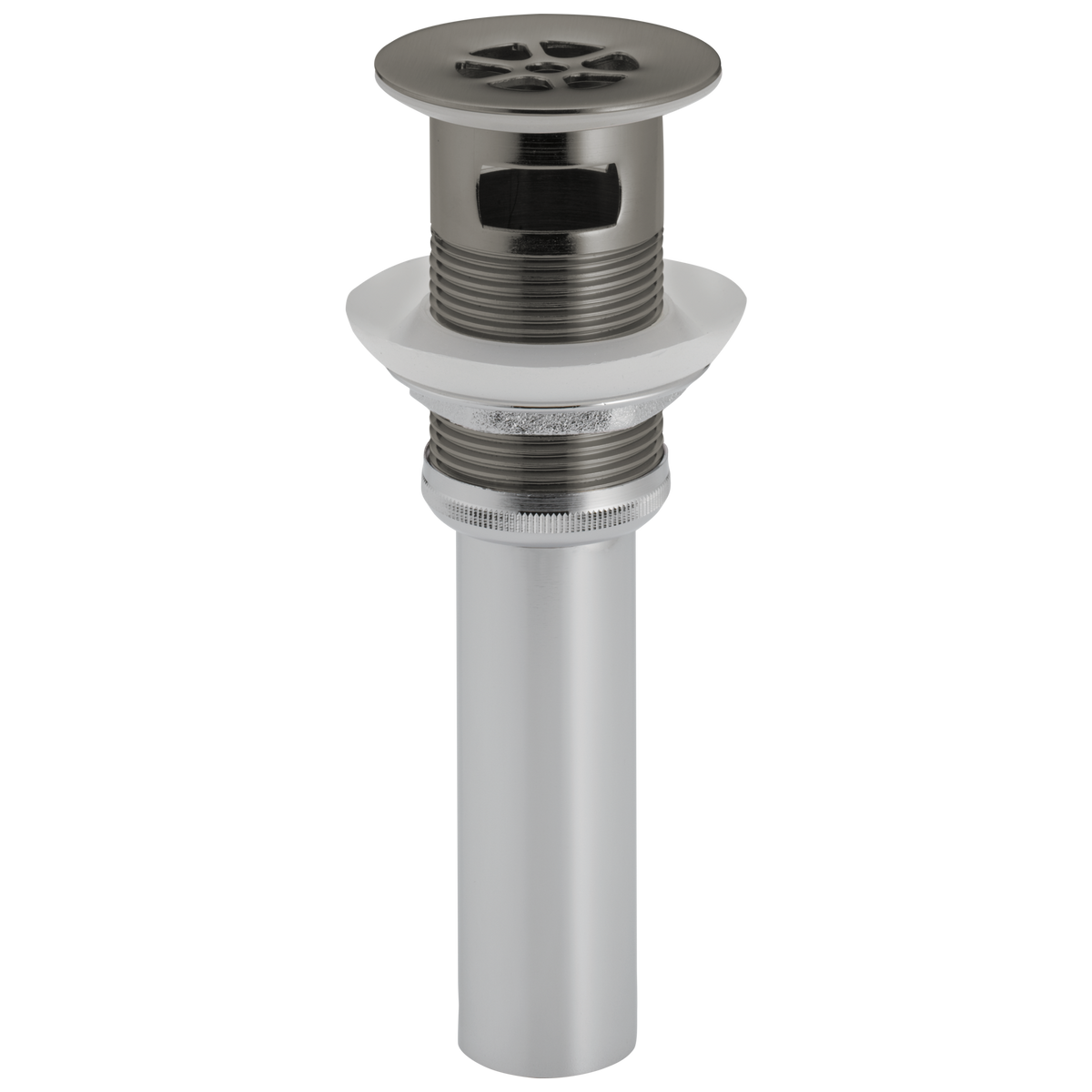 Brizo 2-3/8" Grid Strainer Drain w/Overflow in Luxe Steel