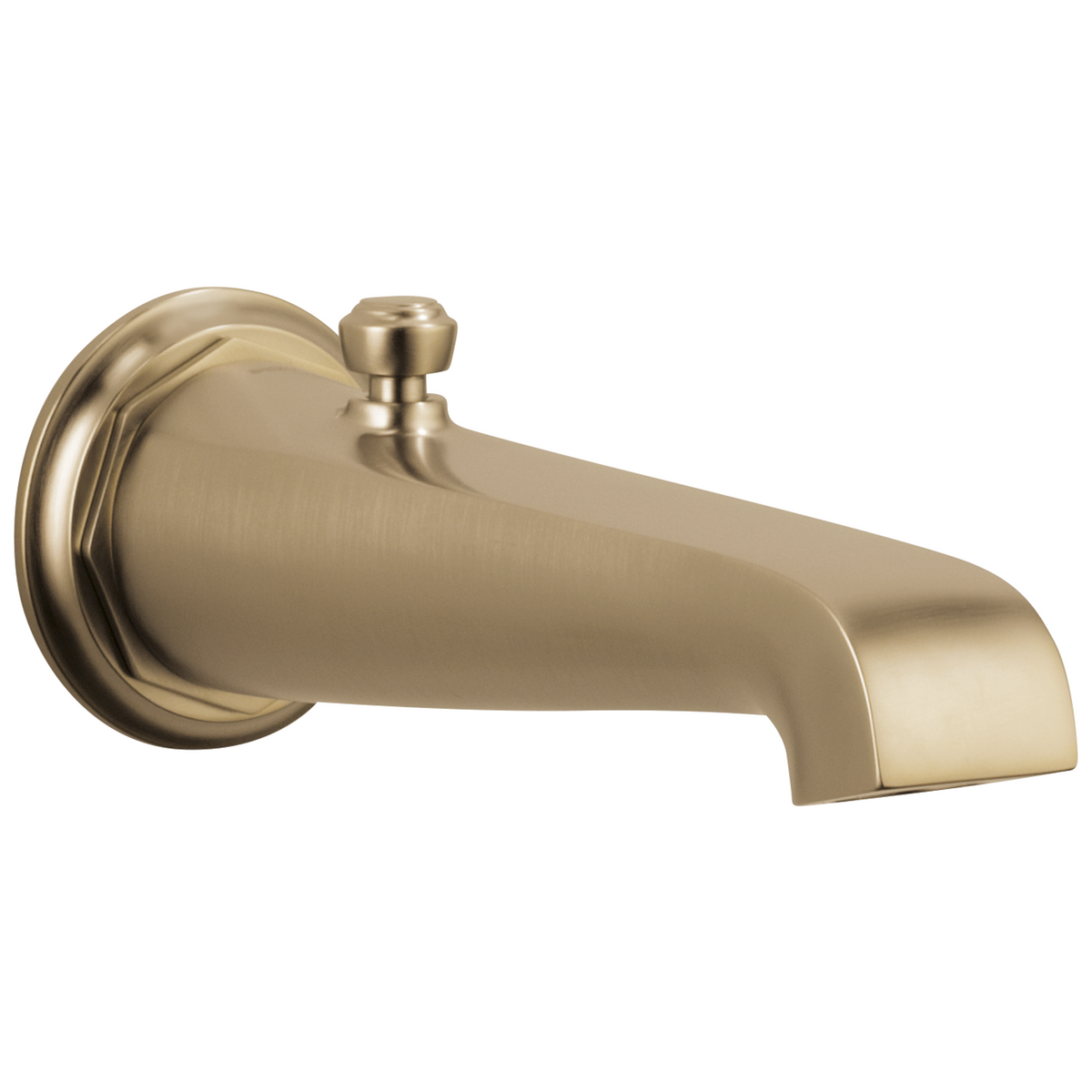 Rook Diverter Tub Spout in Luxe Gold