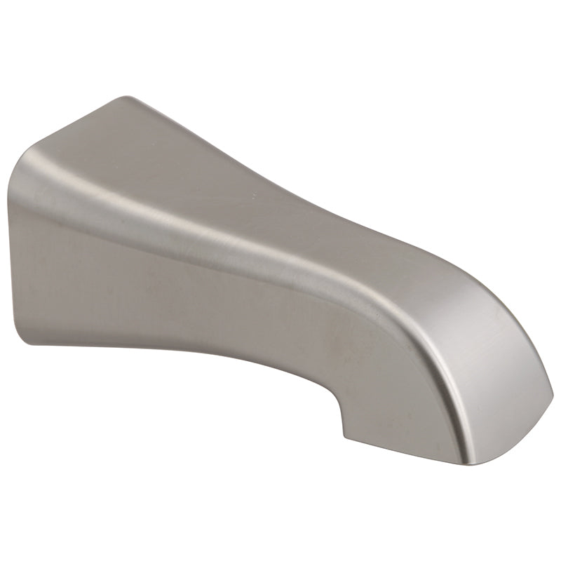 Tesla Non-Diverter Tub Spout in Stainless