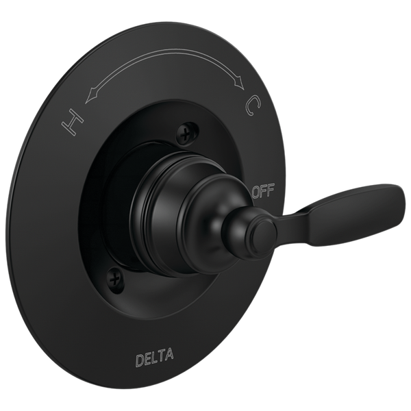 Woodhurst Valve Trim Only in Matte Black
